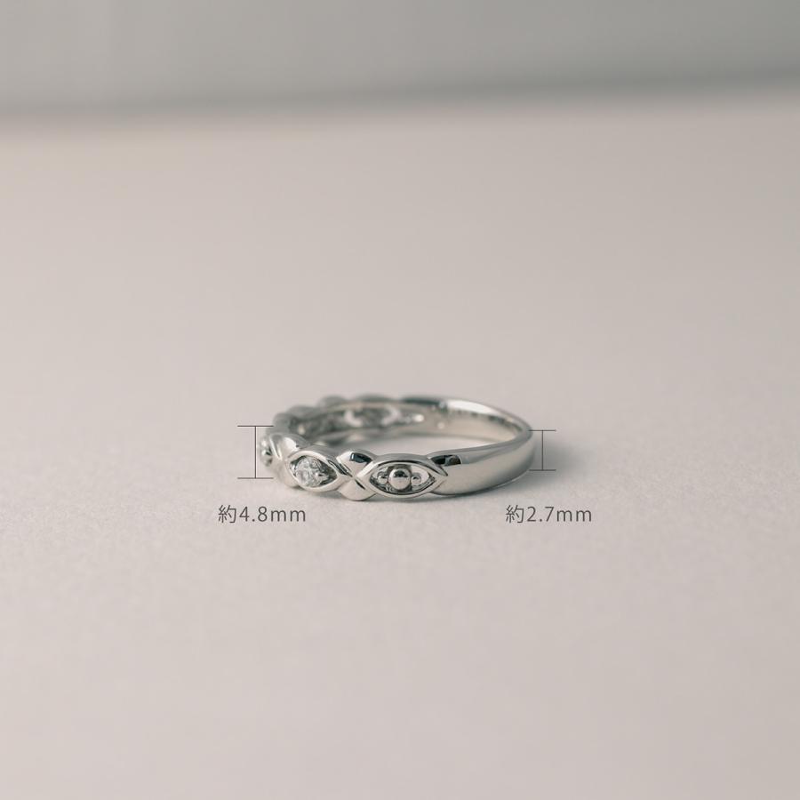 指輪 ダイヤモンド リング レディース シンプル k18 イエローゴールド ホワイトゴールド ピンクゴールド 天然ダイヤモンド ファッションリング 日本製の画像