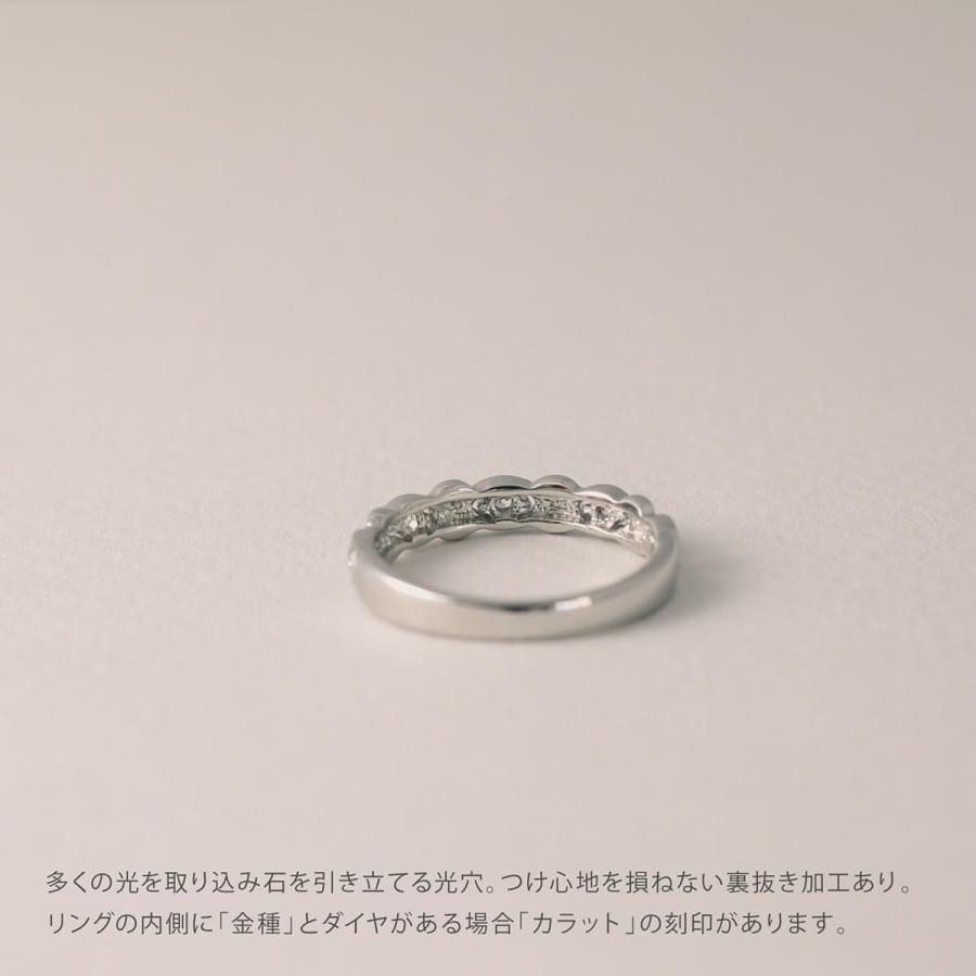 指輪 ダイヤモンド リング レディース シンプル k18 イエローゴールド ホワイトゴールド ピンクゴールド 天然ダイヤモンド ファッションリング 日本製の画像