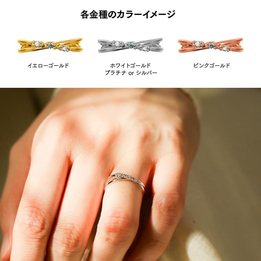 指輪 一粒 ダイヤモンド リング レディース シンプル k18 イエローゴールド ホワイトゴールド ピンクゴールド ファッションリング 天然ダイヤモンド 日本製の画像