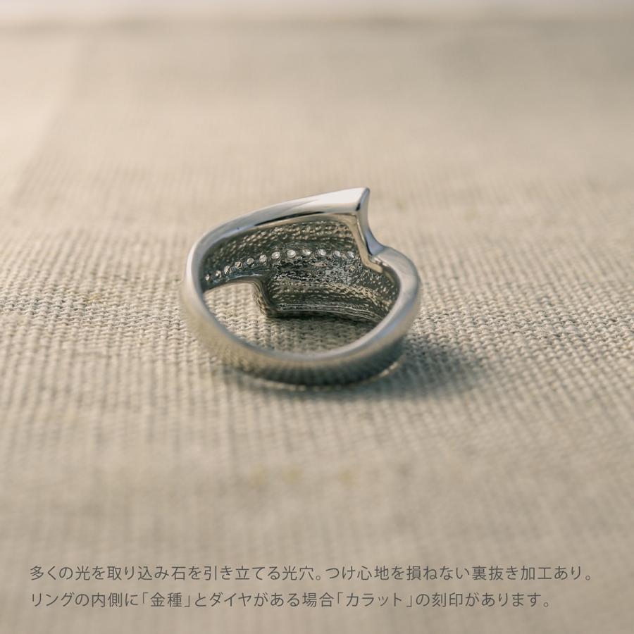 指輪 ダイヤモンド リング レディース シンプル k10 ホワイトゴールド ピンクゴールド 天然ダイヤモンド ファッションリング 日本製 おしゃれの画像