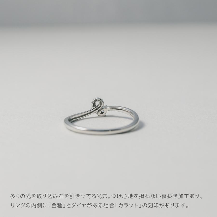 指輪 一粒 ダイヤモンド リング レディース シンプル k18 イエローゴールド ホワイトゴールド ピンクゴールド 天然ダイヤモンド ファッションリング 日本製の画像