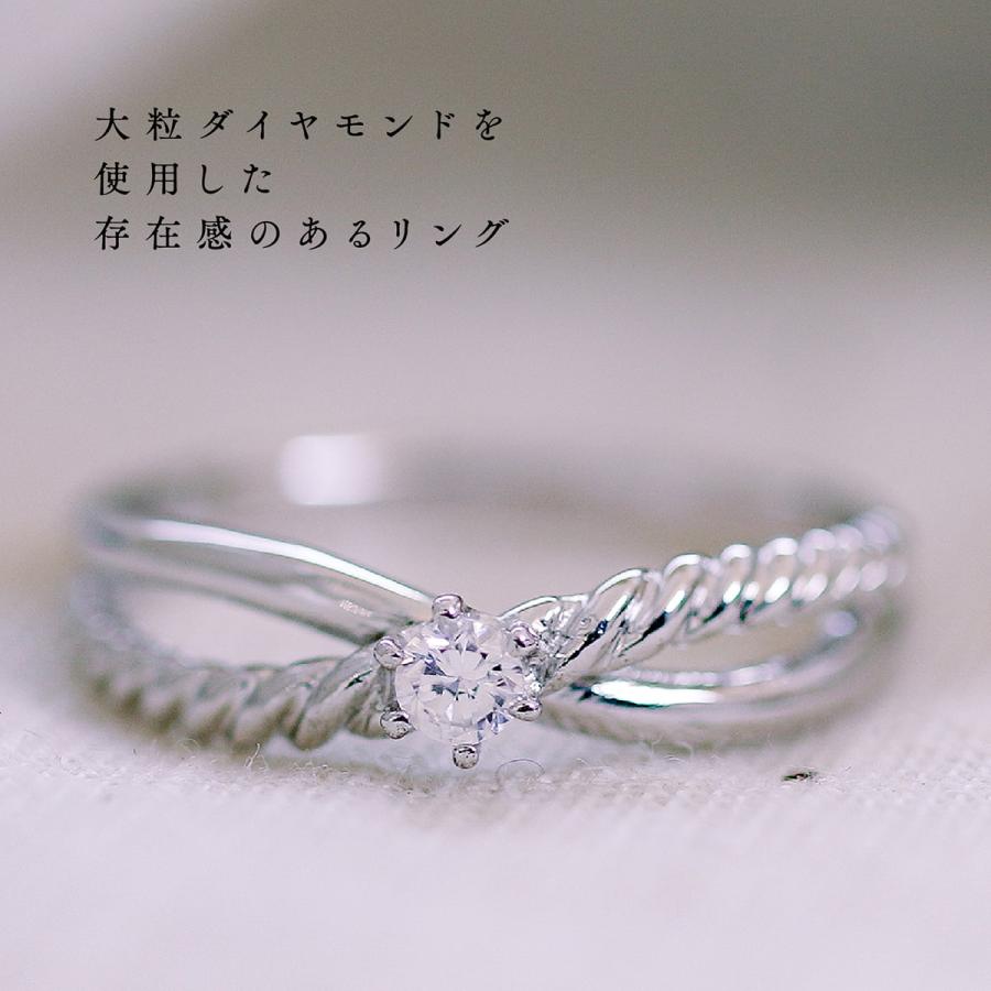 指輪 一粒 ダイヤモンド リング レディース シンプル k18 イエローゴールド ホワイトゴールド ピンクゴールド 天然ダイヤモンド ファッションリング 日本製の画像