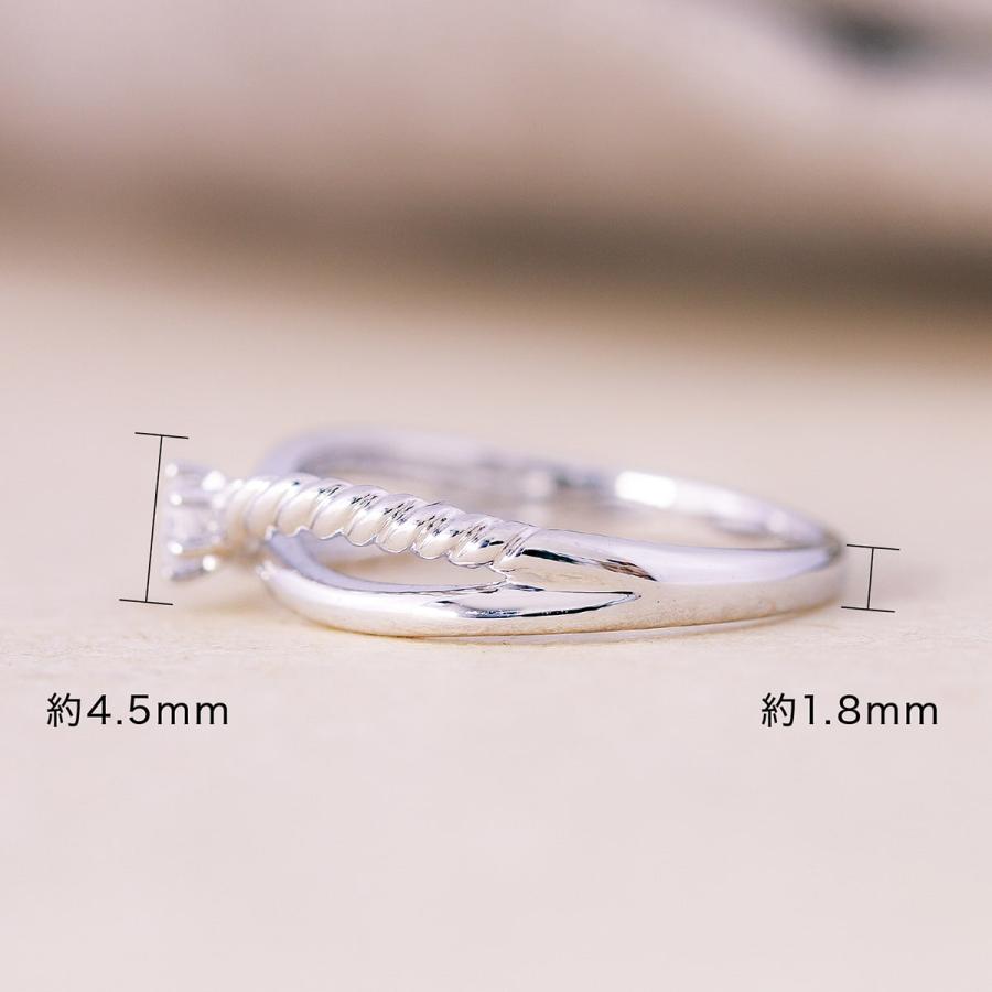 指輪 一粒 ダイヤモンド リング レディース シンプル k18 イエローゴールド ホワイトゴールド ピンクゴールド 天然ダイヤモンド ファッションリング 日本製の画像