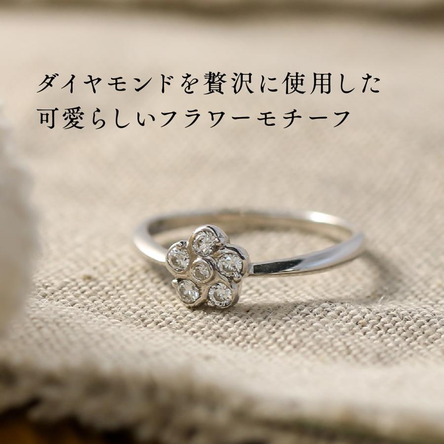 指輪 一粒 ダイヤモンド リング レディース シンプル k10 ホワイトゴールド ピンクゴールド ファッションリング 天然ダイヤモンド 日本製の画像