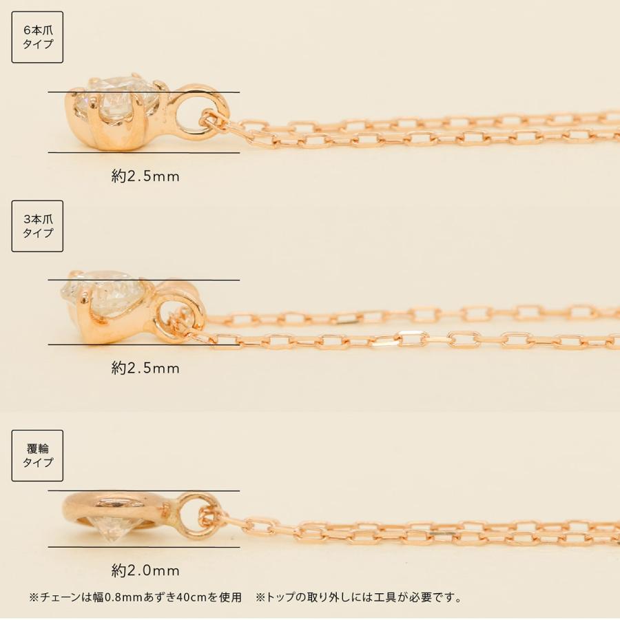 cococaru（ココカル） ネックレス k10 一粒 ダイヤモンド 選べる