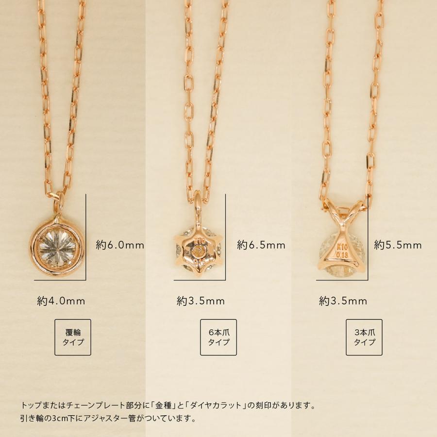 cococaru（ココカル） ネックレス k10 一粒 ダイヤモンド 選べる