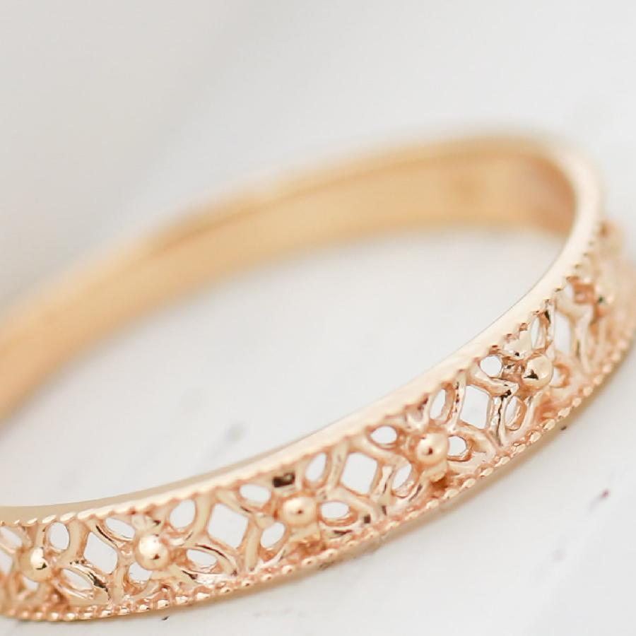 ココカル K10 イエローゴールド⭐︎地金リング⭐︎ビーズリング cococaru（ココカル） 地金 リング k10 イエローゴールド 地金リング