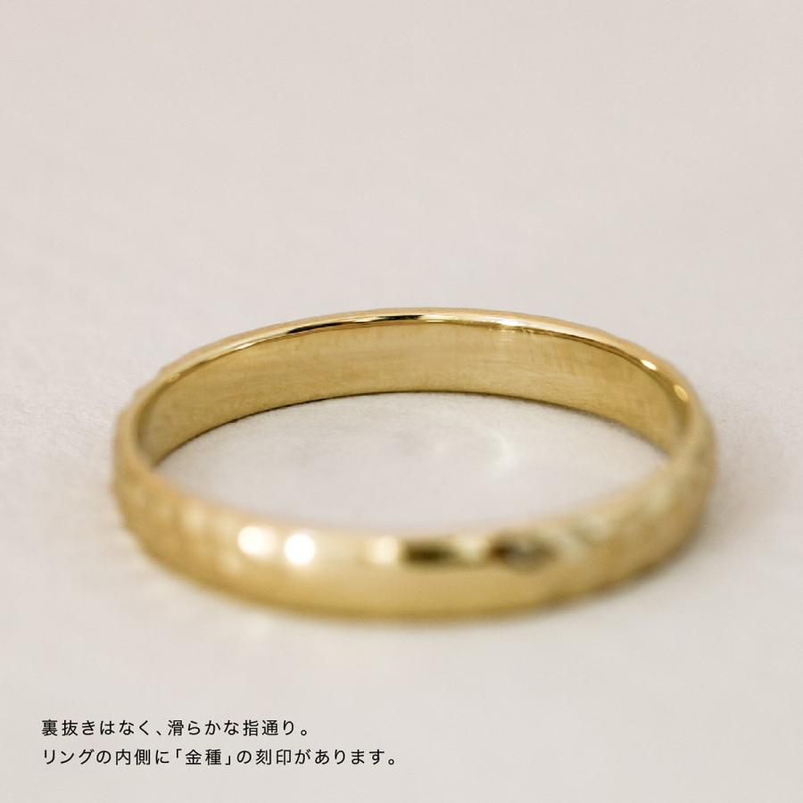 cococaru（ココカル） 指輪 レディース リング 地金 k10 イエロー
