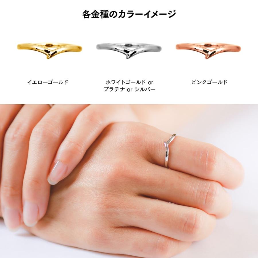 指輪 レディース リング 地金 k18 イエローゴールド ホワイトゴールド ピンクゴールド ファッションリング 品質保証書 日本製 プレゼント ギフト クリスマスの画像