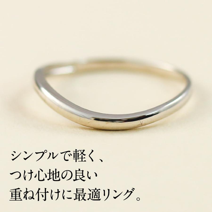 指輪 レディース リング 地金 プラチナ ファッションリング 品質保証書 金属アレルギー 日本製 おしゃれ プレゼント ギフト クリスマス 卒業式 入学式の画像