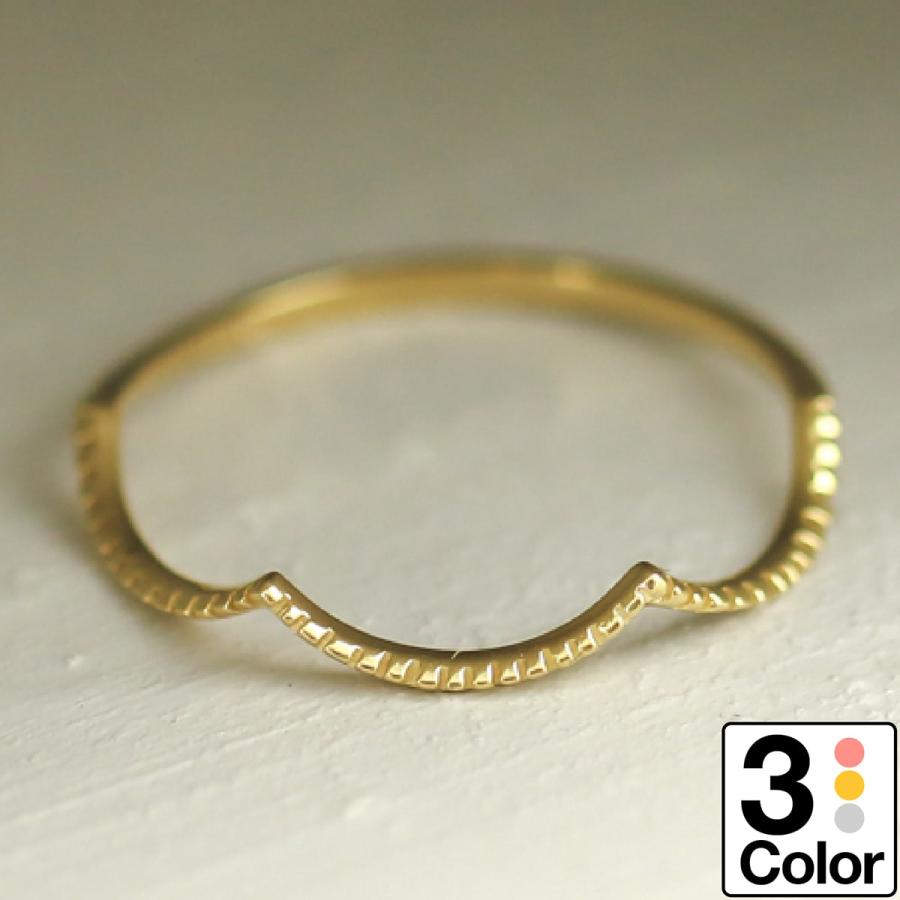 指輪 レディース リング 地金 リング k10 イエローゴールド ホワイトゴールド ピンクゴールド 極細リング 品質保証書 日本製 プレゼント