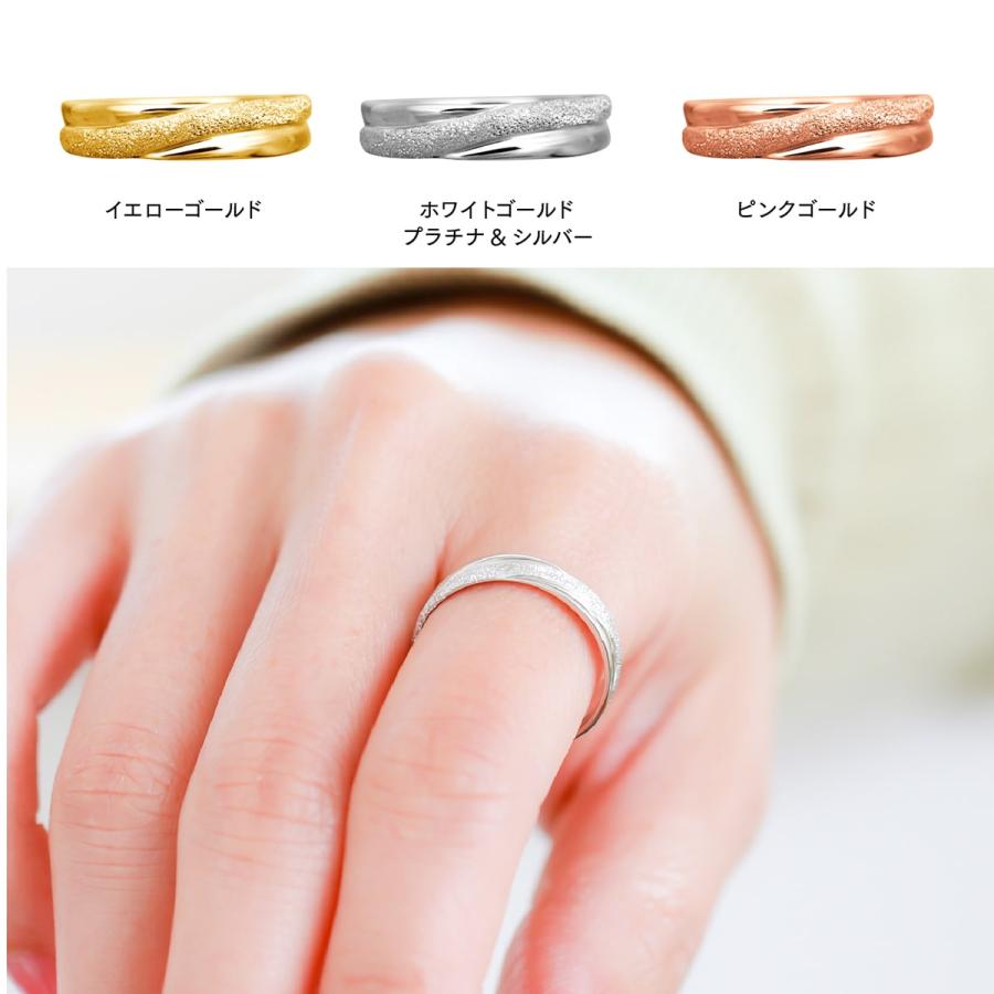 cococaru 指輪 レディース リング 地金 k10 イエローゴールド