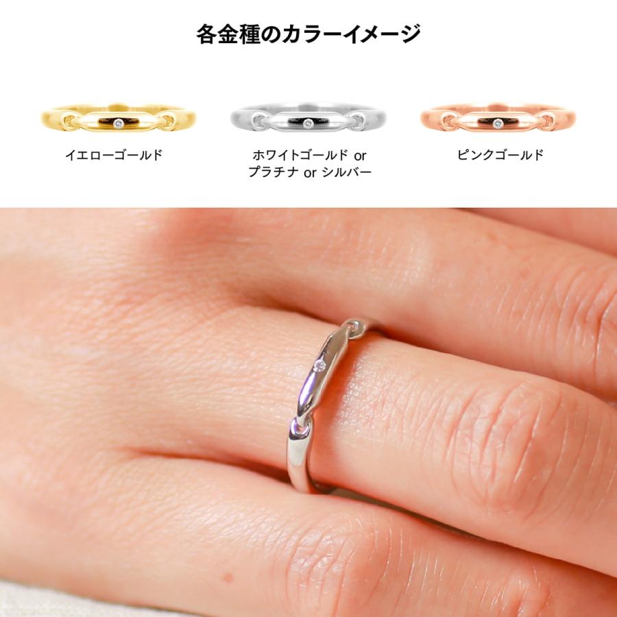 指輪 一粒 ダイヤモンド リング レディース シンプル k10 イエローゴールド ホワイトゴールド ピンクゴールド 天然ダイヤモンド ファッションリング 日本製の画像