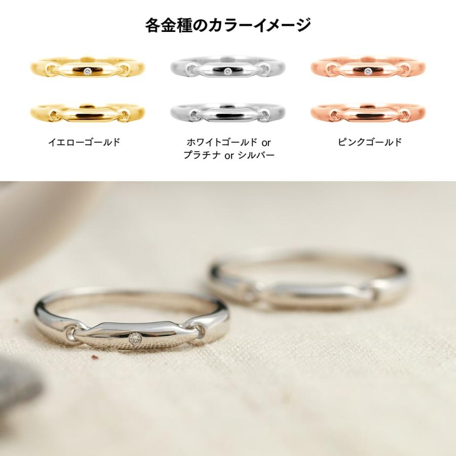 結婚指輪 マリッジリング 安い プラチナ ダイヤモンド 2本セット 天然ダイヤモンド 金属アレルギー プレゼント ギフト クリスマス 卒業式 入学式の画像