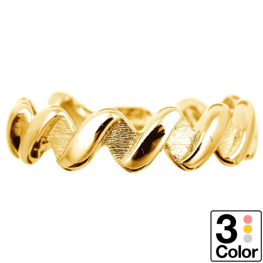 cococaru 指輪 レディース リング 地金 k10 イエローゴールド ホワイト