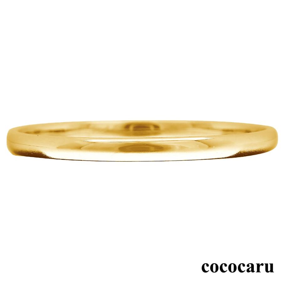 cococaru（ココカル） 指輪 レディース リング 地金 リング k10