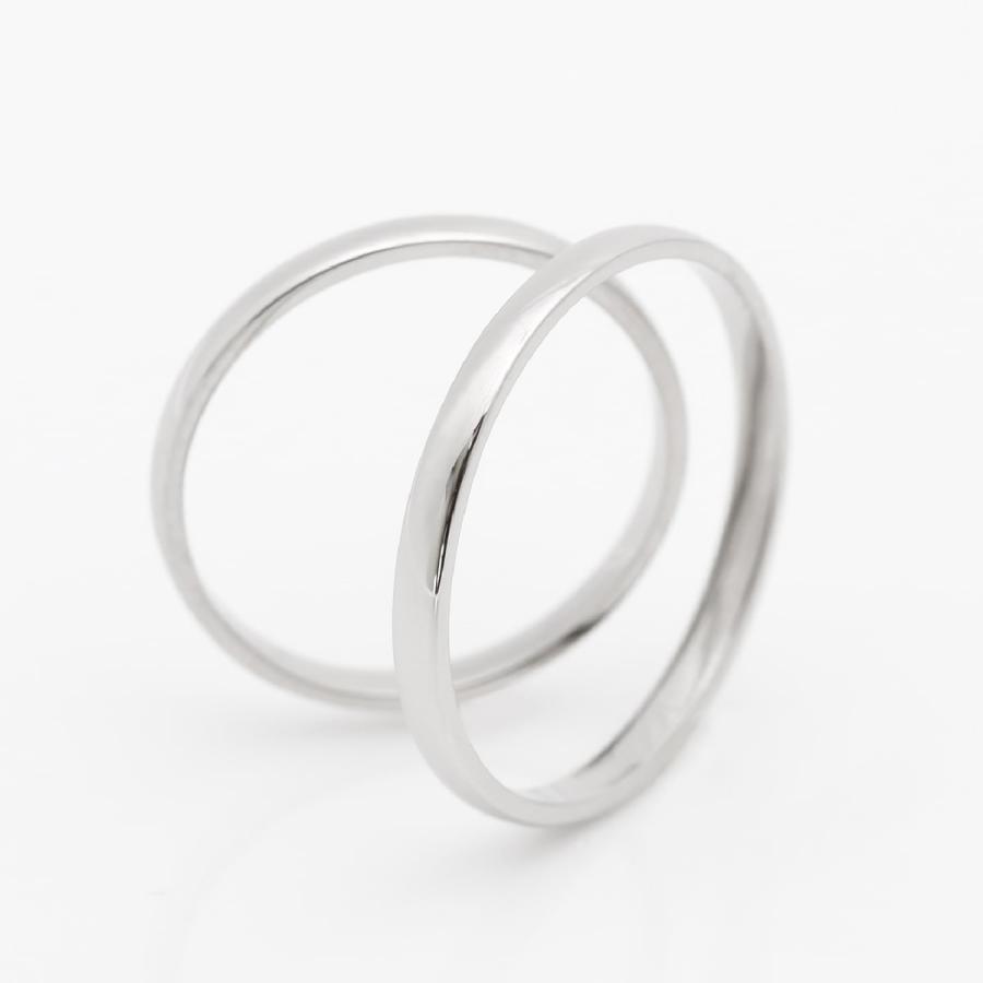 結婚指輪 プラチナ 安い マリッジリング 2本セット 金属アレルギー 日本製 プレゼント ギフト クリスマス 卒業式 入学式の画像