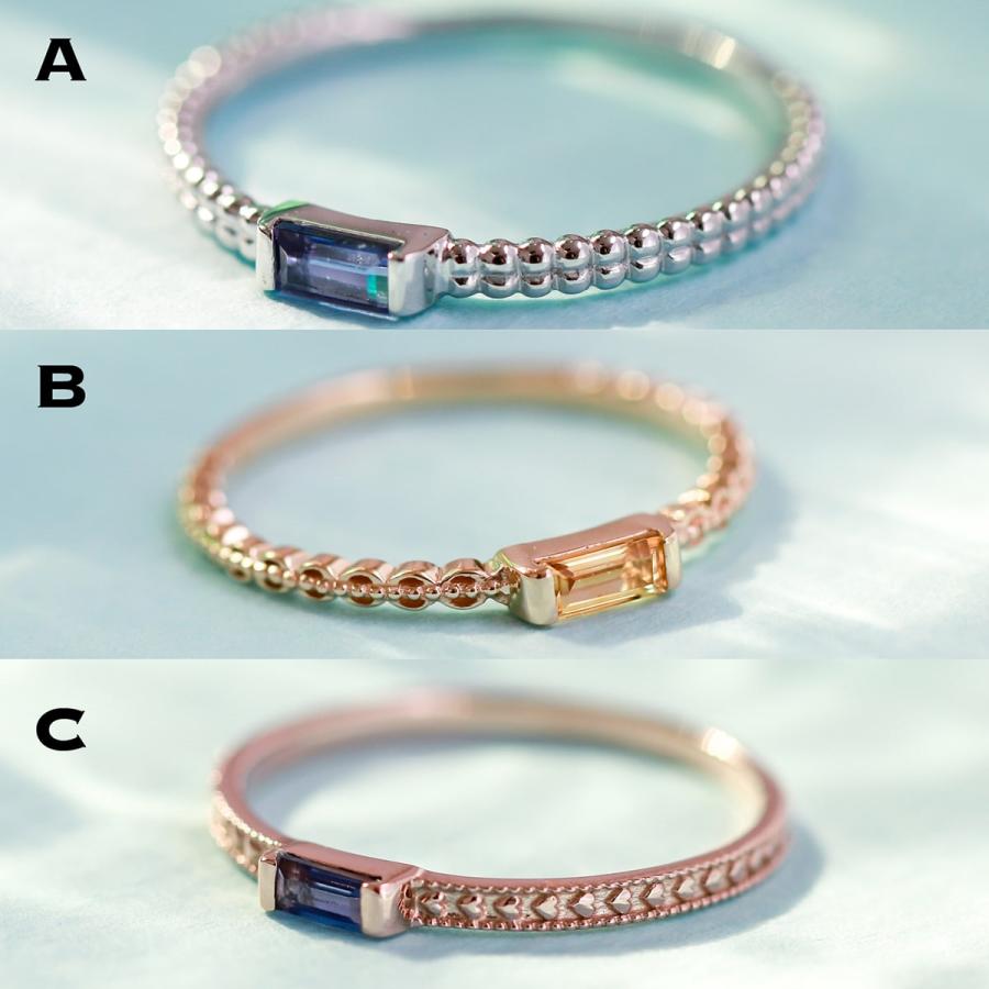 指輪 レディース リング カラーストーン シルバー 925 極細リング ファッションリング 日本製 おしゃれ プレゼント ギフト クリスマス 卒業式 入学式 | cococaru | 02