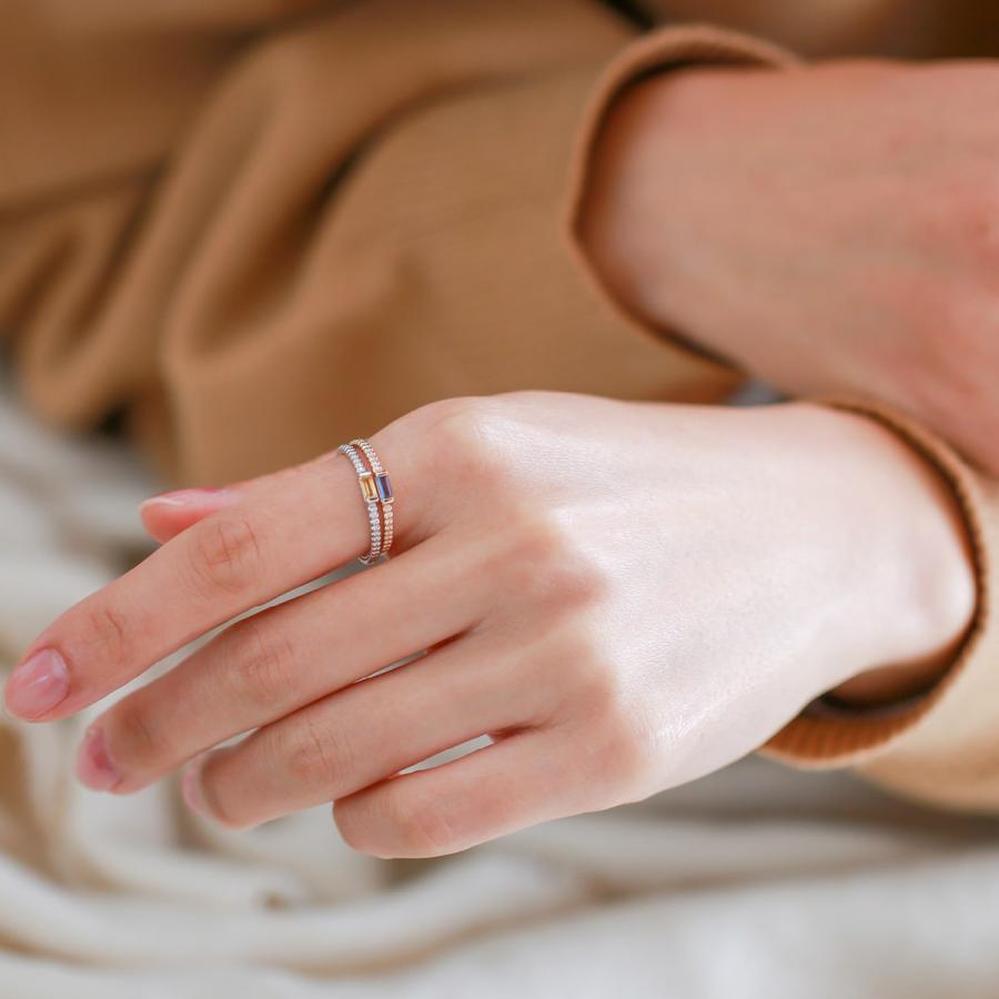 指輪 レディース リング カラーストーン シルバー 925 極細リング ファッションリング 日本製 おしゃれ プレゼント ギフト クリスマス 卒業式 入学式 | cococaru | 05