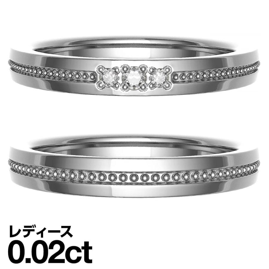 結婚指輪 マリッジリング 安い 金属アレルギー プラチナ900 天然 ダイヤモンド 2本セット 安い 品質保証書 金属アレルギー ダイヤモンド 日本製