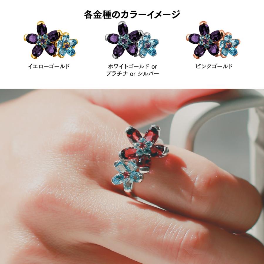 cococaru（ココカル） 指輪 レディース リング アメジスト ブルー 