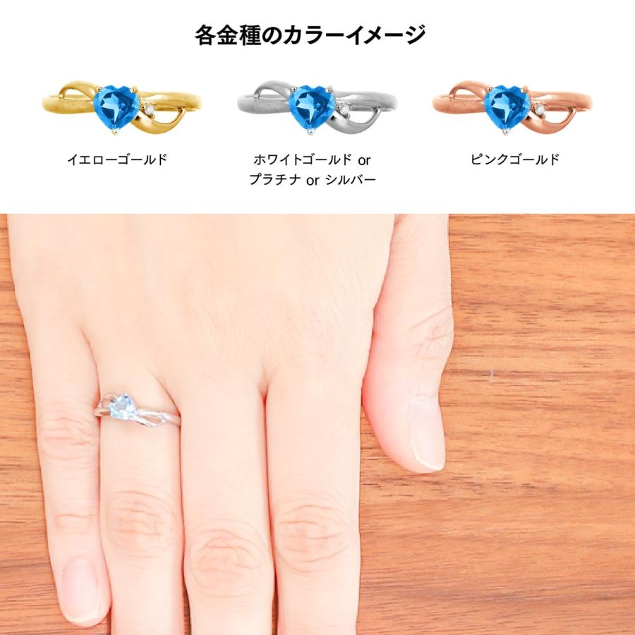 指輪 レディース リング カラーストーン リング k18 イエローゴールド ホワイトゴールド ピンクゴールド ファッションリング 日本製 おしゃれ プレゼント ギフトの画像