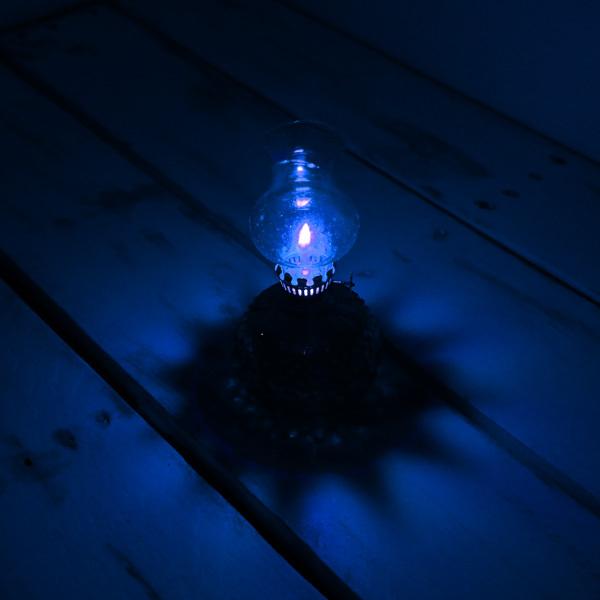 オイルランプ アンティーク ランタン ブルー ショート 灯油ランプ ガラスランプ グラスランプ  キャンプ アウトドア 用品 インテリア 雑貨｜cocochi-ys｜02
