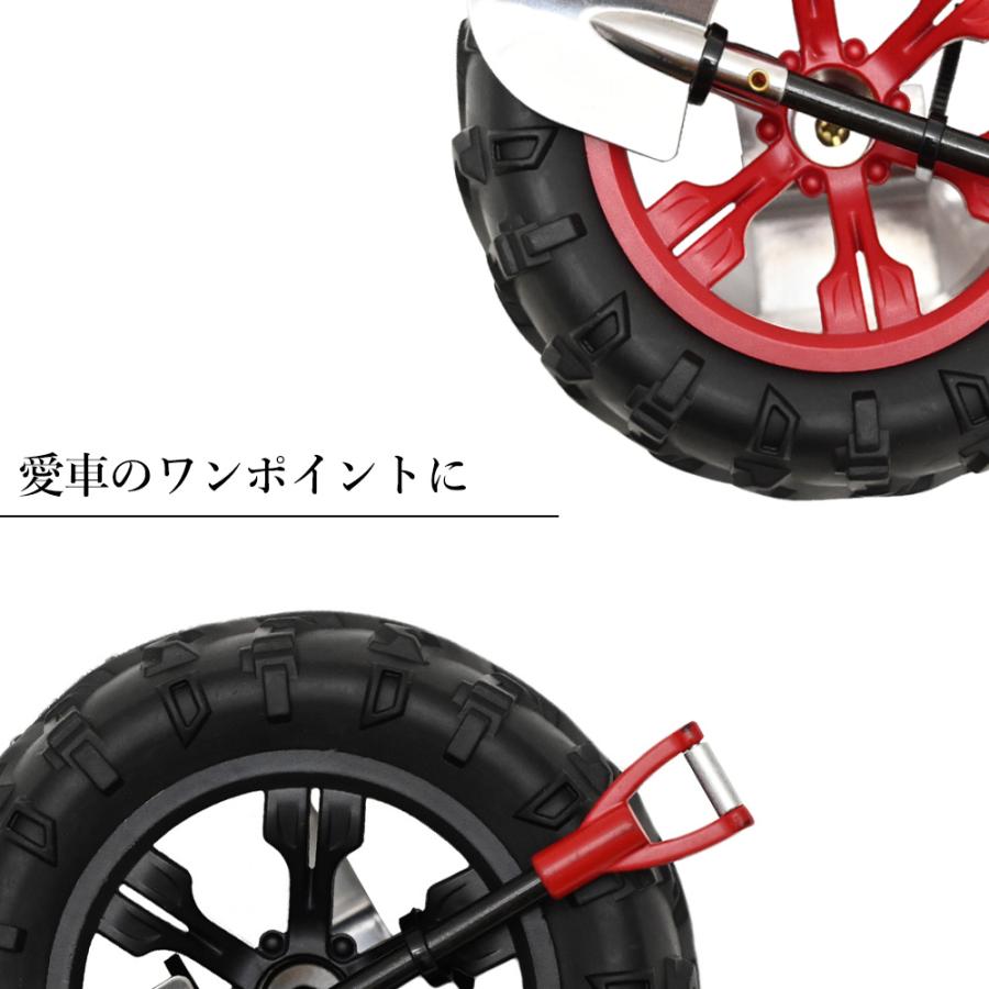 ミニ スペアタイヤ タイヤ 背面スコップ ジムニー ランクル ハスラー