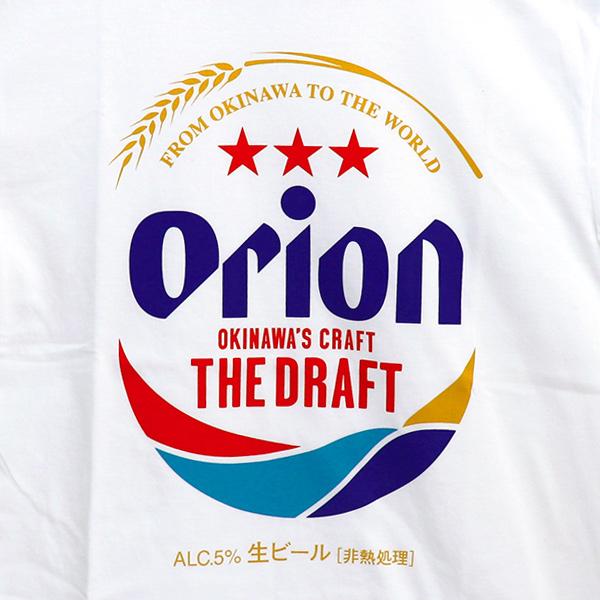 オリオンビール Tシャツ ドラフト缶 /ロゴ入り 沖縄お土産 グッズ（M便