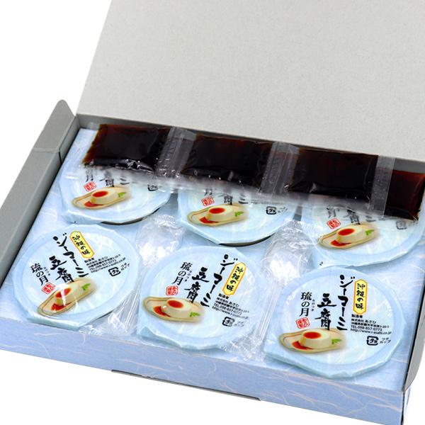 ジーマーミ豆腐 琉の月 6個入 ピーナッツ豆腐 るのつき 常温タイプ 1656 沖縄通販 ここち琉球 通販 Yahoo ショッピング