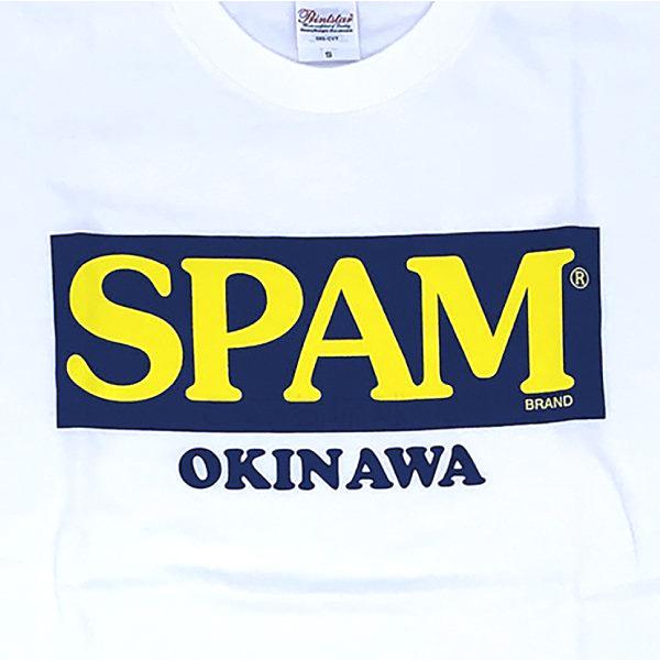 SPAMスパム Tシャツ（BOXロゴ） /沖縄お土産 （M便） : 沖縄お土産通販
