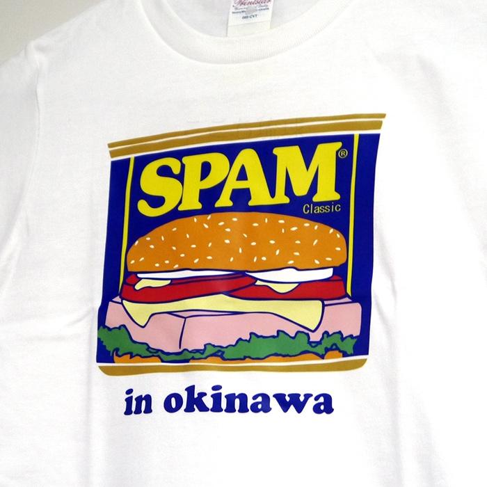 SPAMスパム キッズTシャツ（缶詰 in okinawa） /スパム缶 Tシャツ 沖縄