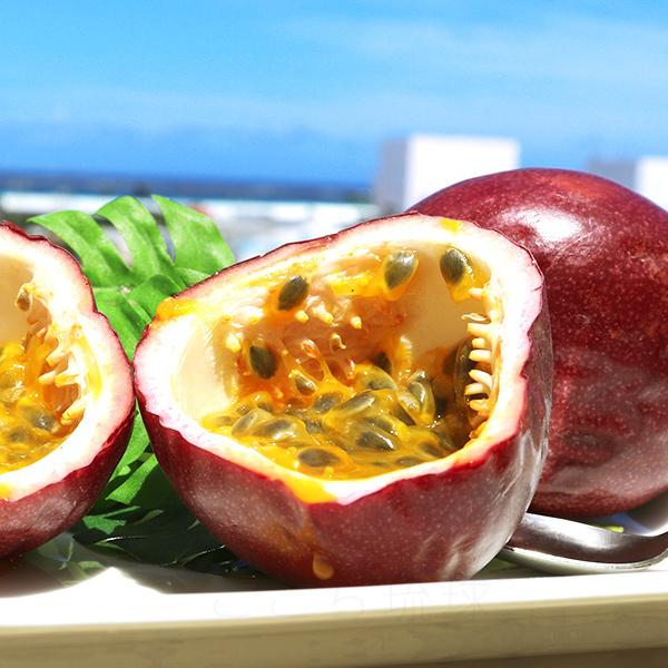 パッションフルーツ 約500g（5〜10玉） /沖縄産 ご自宅用 : 沖縄お土産
