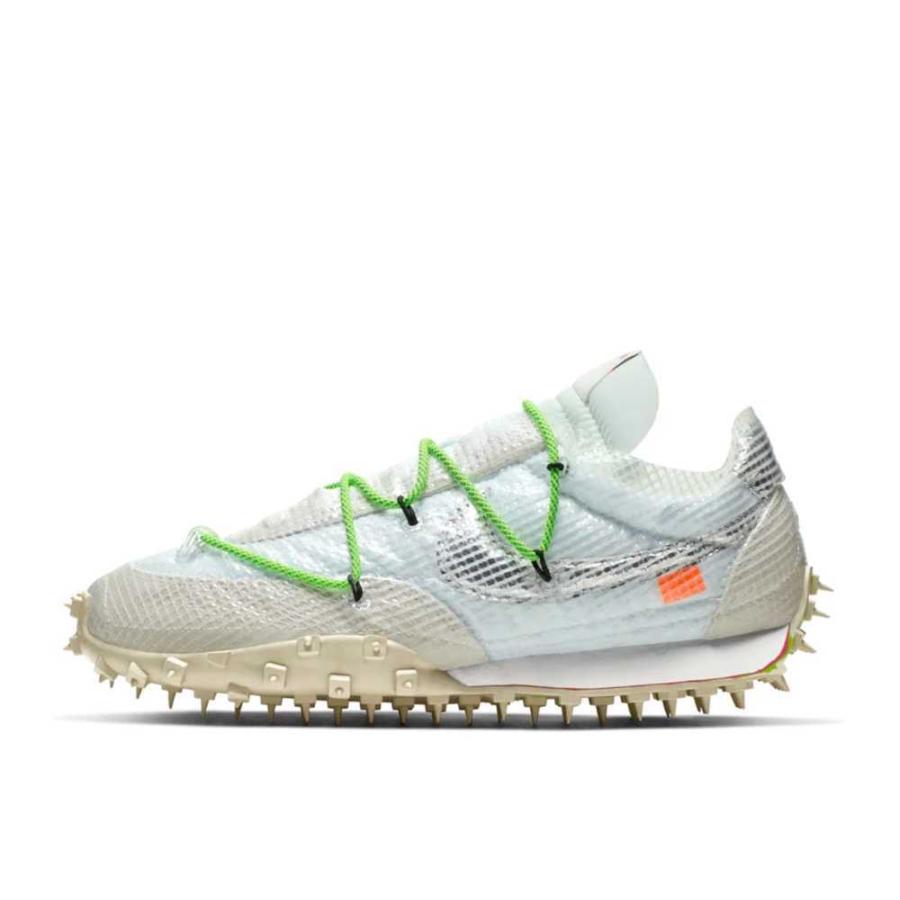オフホワイト ワッフル レーサー 28.5cm Off-White × Nike Waffle Racer White Womens CD8180-100 安心の本物鑑定