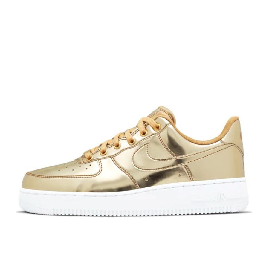 ナイキ エアフォース1 メタリック ゴールド 23 5cm Nike Air Force 1 Metallic Gold Womens Cq6566 700 安心の本物鑑定 Cq6566 700 235 Selectsk 通販 Yahoo ショッピング