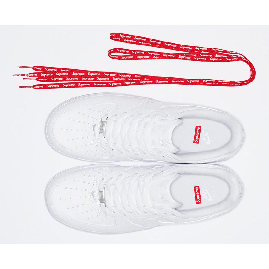 シュプリーム ナイキ エアフォース1 ロー ホワイト 28 5cm Supreme Nike Air Force 1 Low White Cu9225 100 安心の本物鑑定 Cu9225 100 285 Selectsk 通販 Yahoo ショッピング