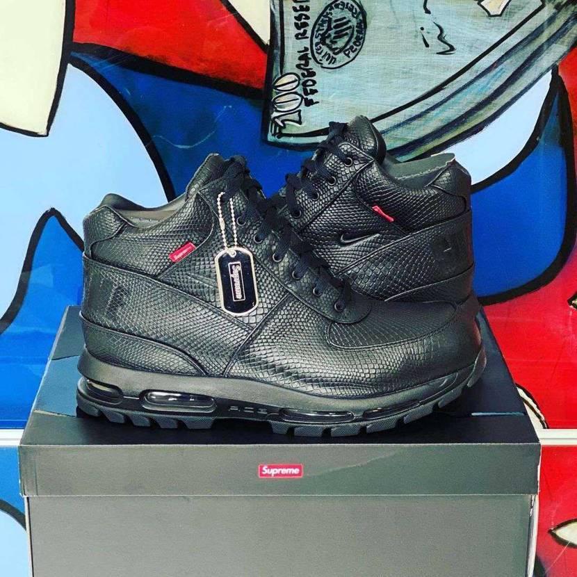 人気カラー再販 シュプリーム ナイキ エア マックス ゴアドーム ブラック 25cm Supreme Nike Air Max Goadome Black Da1475 001 安心の本物鑑定 Da1475 001 250 Selectsk 通販 Yahoo ショッピング クリアランスバーゲン Mobil Sportscafe Az