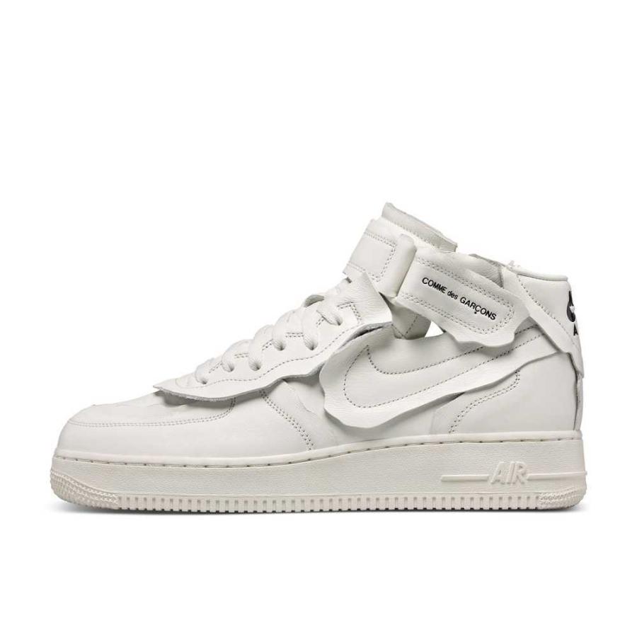 コム デ ギャルソン ナイキ エアフォース1 ミッド 27cm Comme Des Garcons Nike Air Force 1 Mid White Dc3601 100 安心の本物鑑定 Dc3601 100 270 Selectsk 通販 Yahoo ショッピング