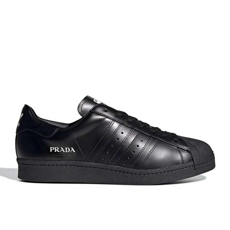 ボトムスス単品 27.5cm adidas PRADA superstar スーパースター 黒