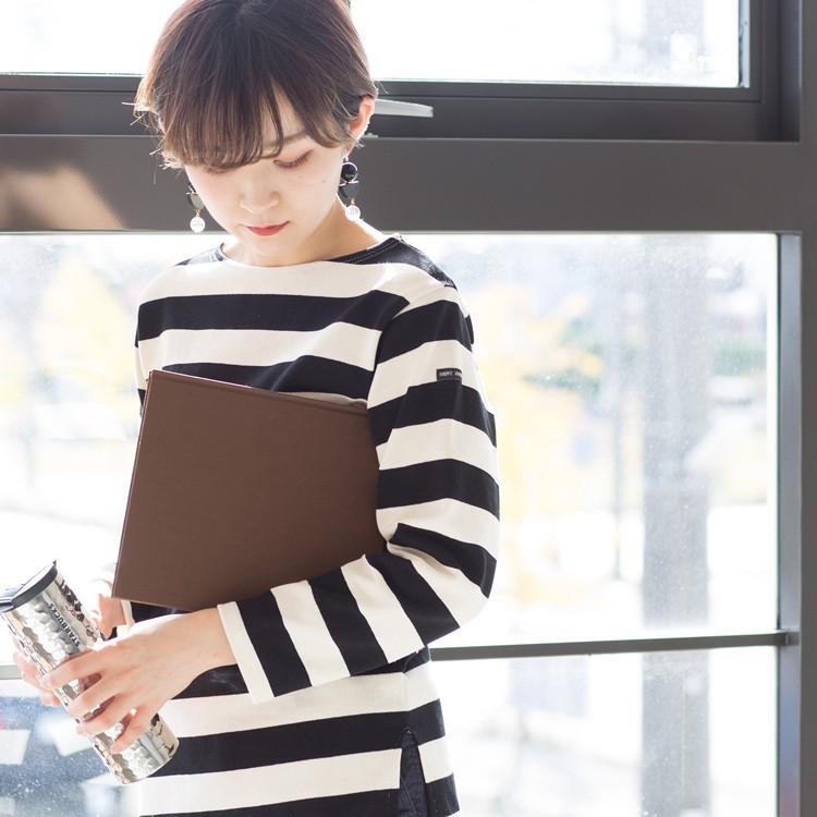 SAINT JAMES（セントジェームス） クルーネック ワイドボーダー