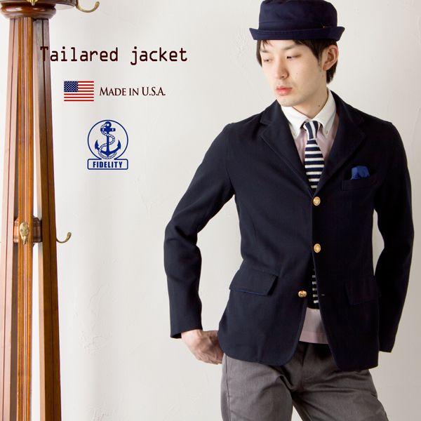 100 安い Fidelity テーラードジャケット アメリカ製 ジャケット フィデリティ 30 Off マリンにもビズにも の紺ブレ Tailared 紺ブレ フィデリティー Usa In Cottonmade Italian Tipsy Jacket ジャケット Www Affaires Sociales Gouv Cg