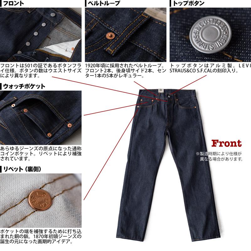 リーバイス 501 オリジナル 米国ライン 未洗いUS LEVI'S501 メンズ デニム ジーンズ 00501-0000 00501-0226｜cocochiya｜05