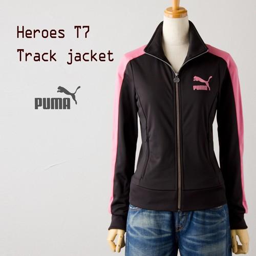 30 Off レディースpumaヒーローズ T7 トラック ジャケット Br ブラック ピンク プーマ ジャージ 51 ココチヤ 通販 Yahoo ショッピング