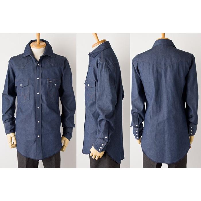 アメリカ直輸入[Wrangler ラングラー] ウエスタンシャツ 未洗い