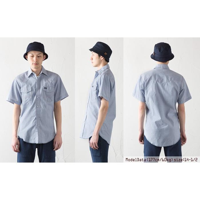 値下　ボンクラ　ウエスタンシャツ　38 シャンブレー　リゾルト Wrangler ラングラー ウエスタンシャツ 半袖 シャンブレー