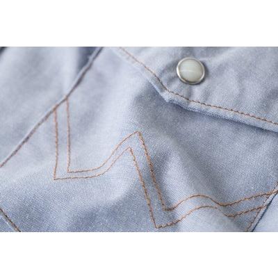 Wrangler ラングラー ウエスタンシャツ 半袖 シャンブレー