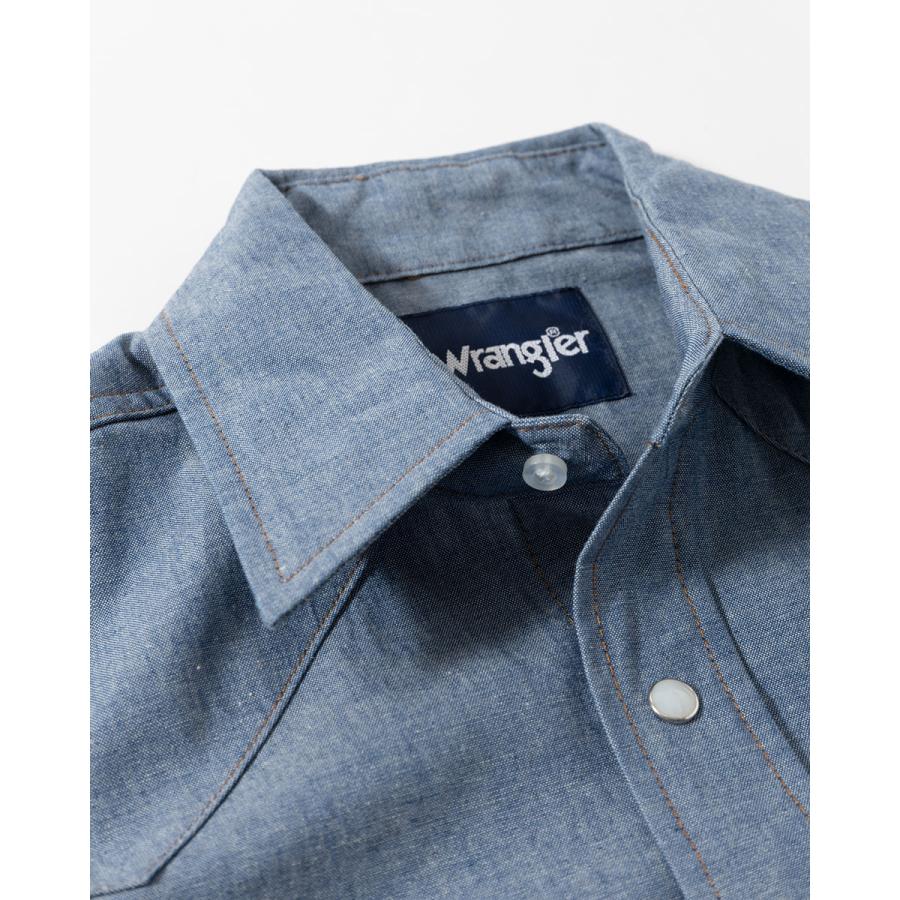 【極美品】70s Wrangler USA製 ウエスタン シャツジャケット M Wrangler（ラングラー） 米国直輸入 ウエスタン ワークシャツ Wrangler