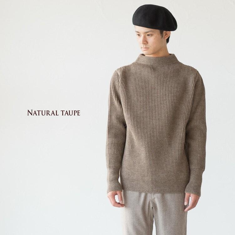 アンデルセンアンデルセン ネイビー クルーネック セーター AA1821002/AA-72102/AD-002  5GG THE NAVY CREW-NECKの画像