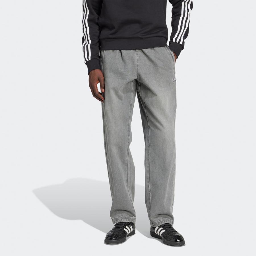 新品Ｓ】アディダス　アディカラールーズトラックパンツデニム　グレーadidas adidas Originals アディダス アディカラー ルーズ トラック