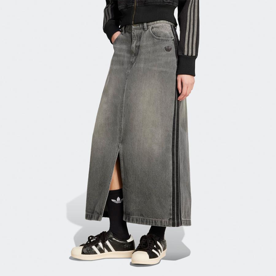 adidas Originals アディダス デニム スカート アディカラー